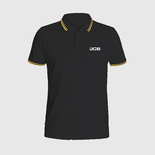 Remera cuello polo JCB